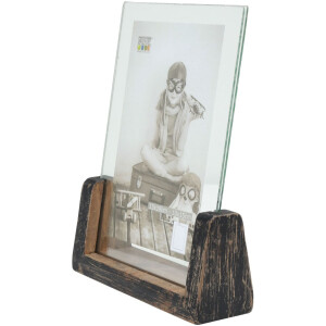 S67TZ2 Suport pictat negru pentru 1 fotografie verticală 13x18 cm