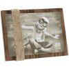 Deknudt S67UA2 Bildhalter braun gemalt mit Schnüren 13x18 cm