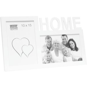 S68NK1 Rama albă pentru 2 fotografii - HOME 10x15 cm