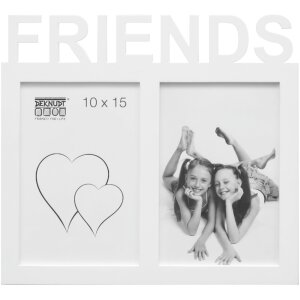 S68NK1 Rama albă pentru 2 fotografii - FRIENDS 10x15 cm