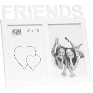 S68NK1 Rama albă pentru 2 fotografii - FRIENDS 10x15 cm