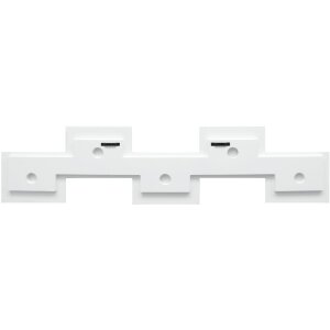 S68RK1 Rama de galerie din lemn alb pentru 5 fotografii 10x15 cm orizontal 18x75,5 cm