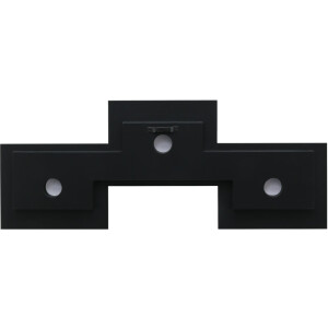 S68RK2 Rama de galerie în negru pentru 3 fotografii 10x15 cm