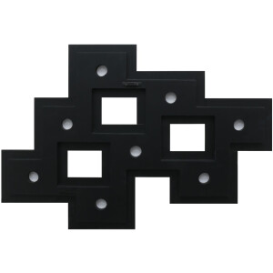 S68RK2 Rama de galerie în negru pentru 8 fotografii 10x15 cm