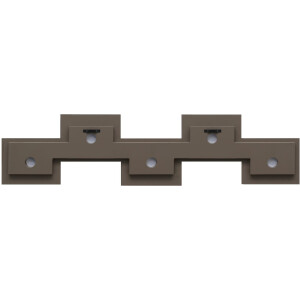 S68RK9 Rama de galerie din taupe pentru 5 fotografii 10x15 cm