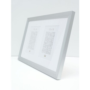 S021D1 Rama galerie aluminiu 2 până la 4 fotografii 10x15 cm și 13x18 cm