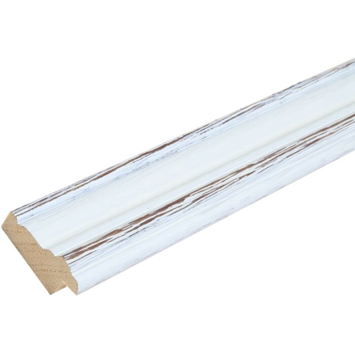 Deknudt S221H3 Galerie din lemn alb 2 sau 3 fotografii 10x15 cm până la 15x20 cm