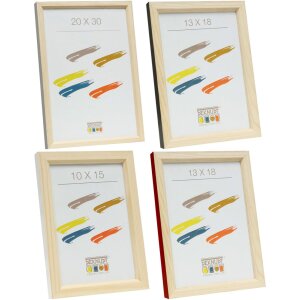 Deknudt S233H1 Holzrahmen mit farbiger Außenkante naturfarben