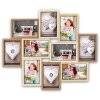 ZEP galerie foto Montreaux 10 fotografii 10x15 cm cadru din lemn montare pe perete 56x47 cm