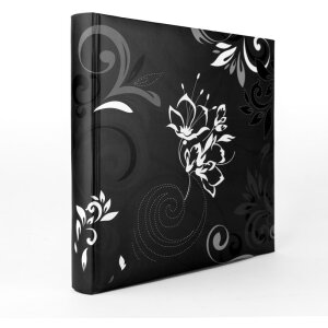 ZEP Album foto Umbria negru 30x30 cm 60 pagini cu separatoare din sticlă