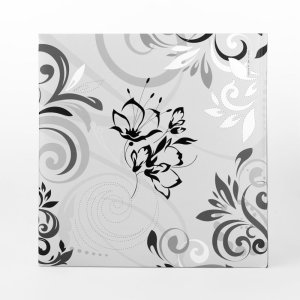 ZEP Fotoalbum Umbria weiß 30x30 cm 60 schwarze Seiten