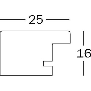 Cadru frumos din lemn 13x18 cm natural