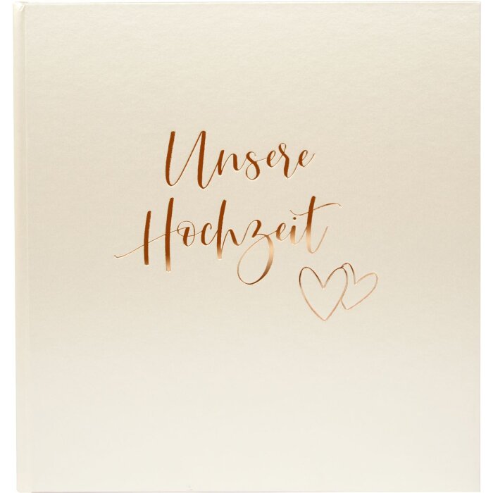 Album de nuntă Goldbuch Herzklopfen 30x31 cm 60 pagini albe