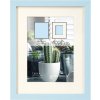 Goldbuch Fotorahmen Cosea 18x24 cm blau Holzoptik Blockprofil Passepartout