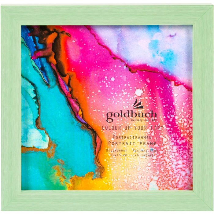 Goldbuch Bilderrahmen Colour up your life 15x15 cm grün