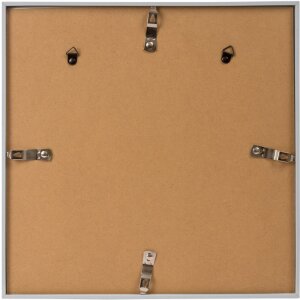 Goldbuch cadru din plastic Puro 30x30 cm argint cu passe-partout 18x18 cm