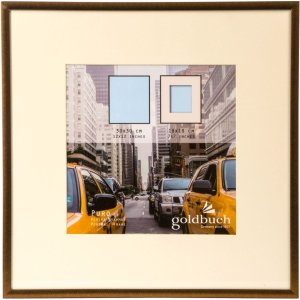 Goldbuch Kunststoffrahmen Puro 30x30 cm bronze