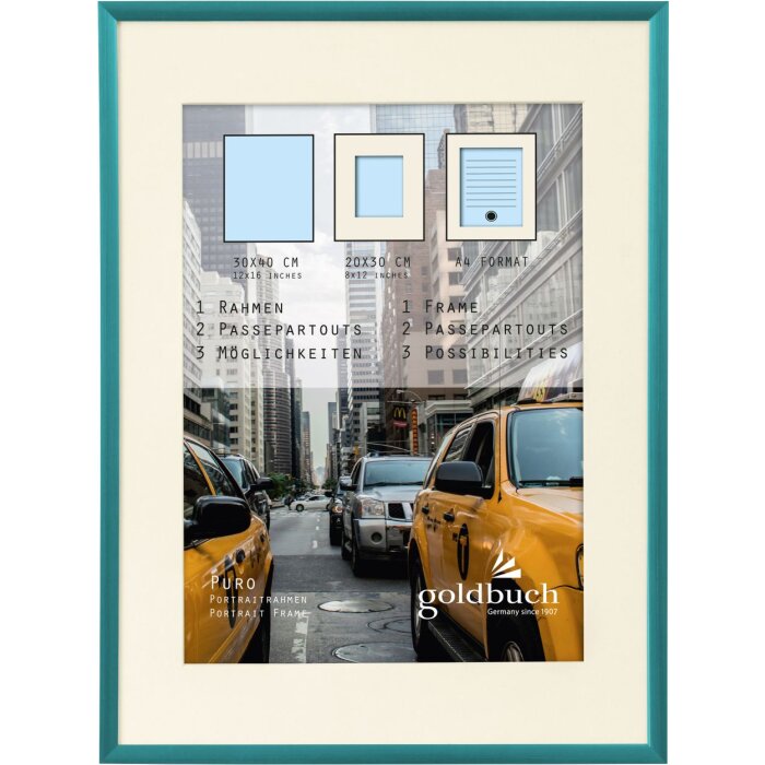 Goldbuch cadru din plastic Puro 30x40 cm benzina cu passe-partout 20x30 cm