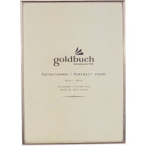 Goldbuch Metall-Fotorahmen Fine 20x30 cm silber...