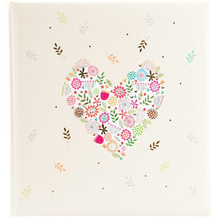 Album de nuntă Goldbuch Flowers in the Heart 30x31 cm 60 pagini albe