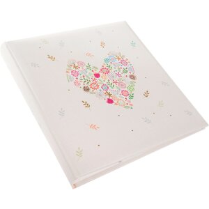 Album de nuntă Goldbuch Flowers in the Heart 30x31 cm 60 pagini albe