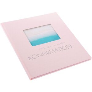 Goldbuch Erinnerungsalbum Konfirmation Leinen rose 23x25...