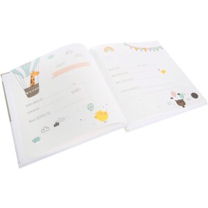Goldbuch album pentru copii Călătorie cu balonul 30x31 cm 60 pagini albe copertă cu imprimare artistică