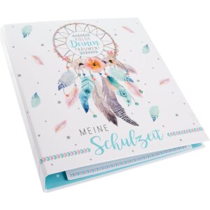 Schulzeitsammelordner A4 Traumfänger 5 cm Rücken 2-Ring Hebelmechanik