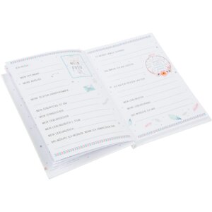 Agendă prietenoasă cu motiv de vis 15x21 cm, 88 pagini ilustrate