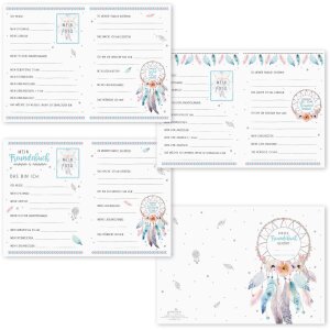 Agendă prietenoasă cu motiv de vis 15x21 cm, 88 pagini ilustrate