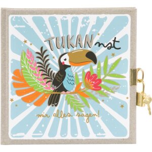 Goldbuch Tagebuch TUKANnst 16,5x16,5 cm Kunstdruckeinband...