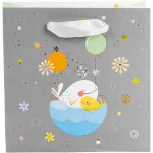 Goldbuch Geschenktasche Little Whale 18x18x8 cm in...