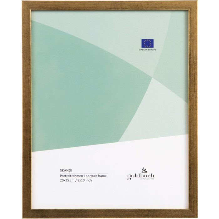 Goldbuch Holz-Fotorahmen Skandi 20x25 cm gold