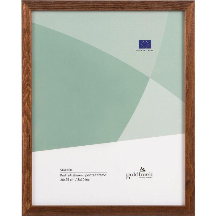 Goldbuch ramă foto din lemn Skandi 20x25 cm maro lemn real bloc profil sticlă normală