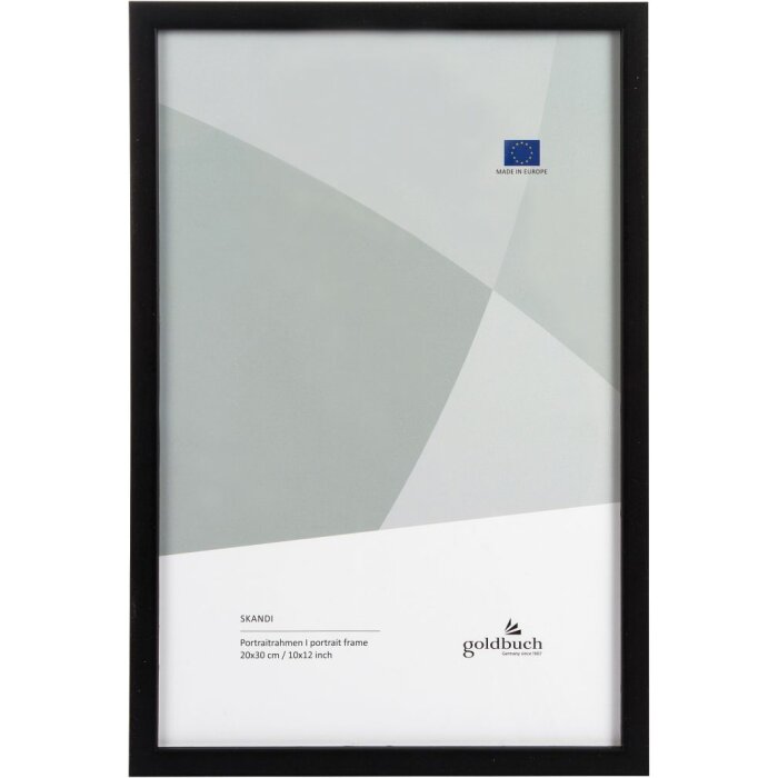 Skandi ramă foto din lemn 20x30 cm negru