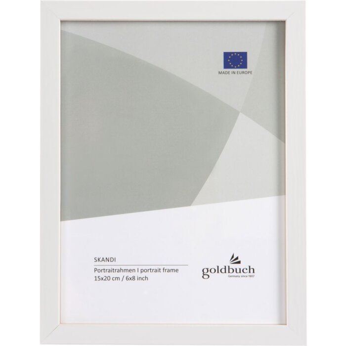 Goldbuch ramă foto din lemn Skandi 15x20 cm alb