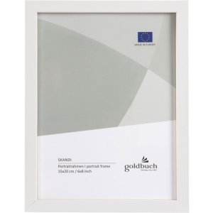 Goldbuch Holz-Fotorahmen Skandi 15x20 cm weiß