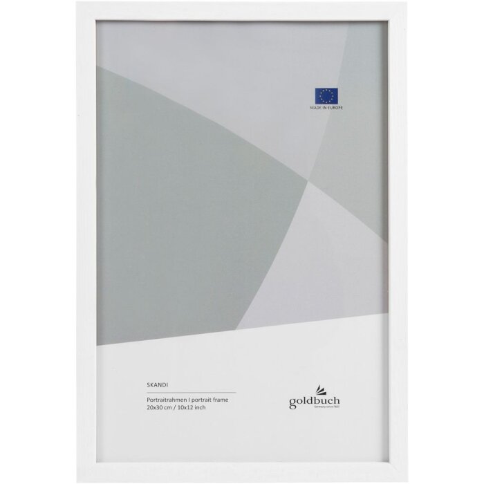 Rama foto din lemn Skandi 20x30 cm alb