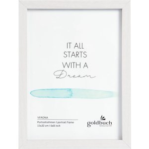 Goldbuch Fotorahmen Verona 15x20 cm weiß mit...