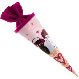 Goldbuch Geschwistertüte Music for Cats Kunstdruck Filzverschluss 35 cm