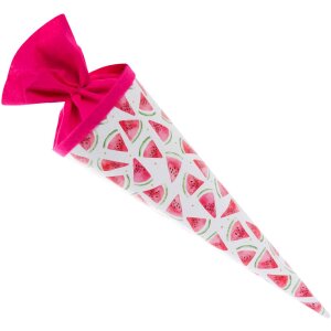 Goldbuch Schultüte 35 cm Melonen, Farbe: Melonen, Größe: 35 cm