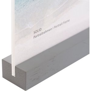 Goldbuch Acryl-Fotorahmen Solid 13x18 cm grau zum Hinstellen