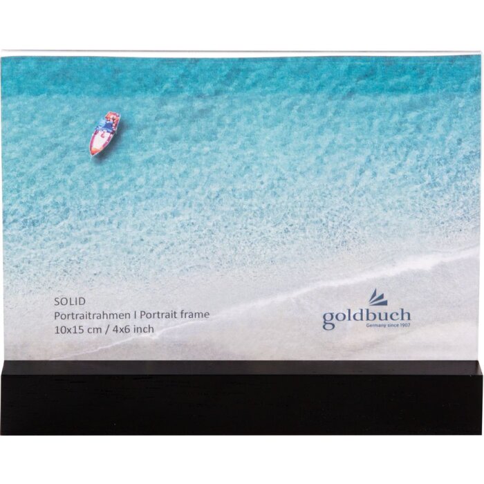 Cadru foto acrilic Goldbuch Solid 10x15 cm negru