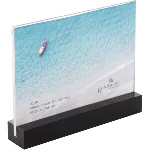 Cadru foto acrilic Goldbuch Solid 10x15 cm negru