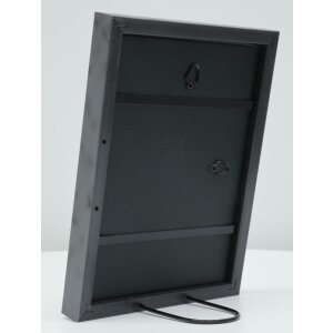 Deknudt S46DF7 Bilderrahmen grau mit silberner Kante