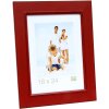 Deknudt S46FF4 Bilderrahmen in rot gemalt, warmes Rot, passend bis 30x30 cm