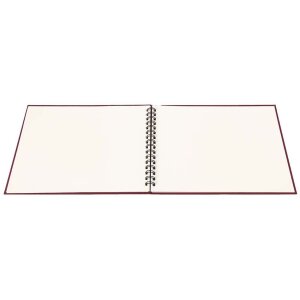 Album spiralat Panodia Manille roșu 23x34 cm 60 pagini crem pentru 180 fotografii