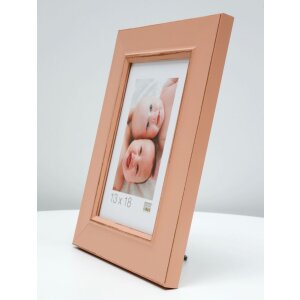 Deknudt S46FF9 Bilderrahmen in alt rosa, Holzrahmen, alt rosa, 30x30 cm