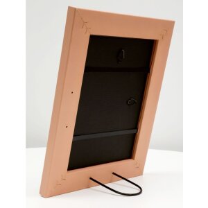 Deknudt S46FF9 Bilderrahmen in alt rosa, Holzrahmen, alt rosa, 30x30 cm