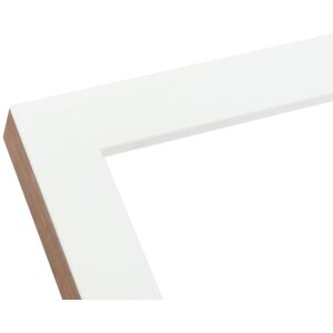 Deknudt S46JH1 Holzrahmen weiß mit holzfarbiger Rand